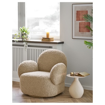 Stolní lampa STOFFURD přírodní/bílá 9