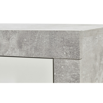 Komoda STONE 5 beton/bílá 6