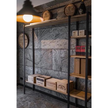Obkladový kámen STONESTYLE stříbrná/šedá/černá, set 2 ks 4
