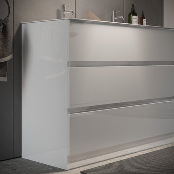 Umyvadlová skříňka STOR 4 bílá lesklá 3
