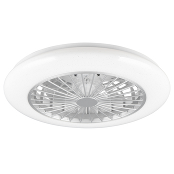 Stropní LED svítidlo s ventilátorem STRALSUND stříbrná 2