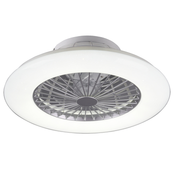 Stropní LED svítidlo s ventilátorem STRALSUND stříbrná 3