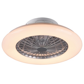 Stropní LED svítidlo s ventilátorem STRALSUND stříbrná 4