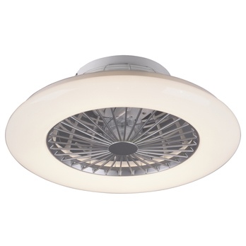 Stropní LED svítidlo s ventilátorem STRALSUND stříbrná 5