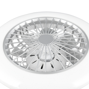 Stropní LED svítidlo s ventilátorem STRALSUND stříbrná 7