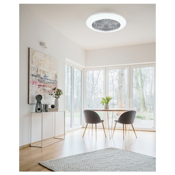 Stropní LED svítidlo s ventilátorem STRALSUND bílá 1