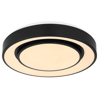 Stropní LED RGB svítidlo SULLY černá/opál 6