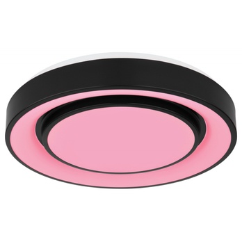 Stropní LED RGB svítidlo SULLY černá/opál 9