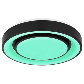 Stropní LED RGB svítidlo SULLY černá/opál 10