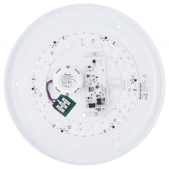 Stropní LED RGB svítidlo SULLY černá/opál 12
