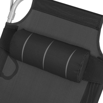 Zahradní lehátko SUNSET černá 5