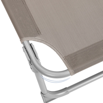 Zahradní lehátko SUNSET hnědá 5