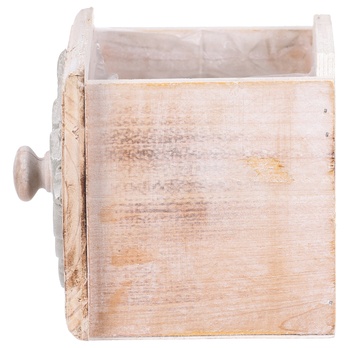 Obal na květináč ŠUPLÍK dřevo, šířka 13 cm 5