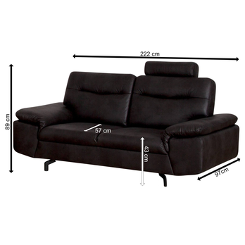 Pohovka  SWAN černá 3