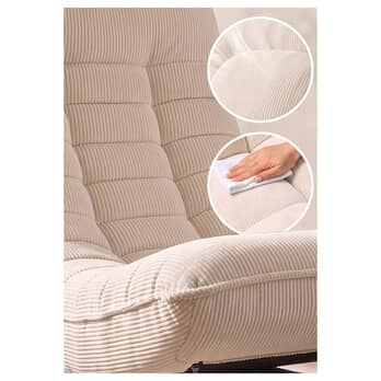 Relaxační křeslo SWIVEL 2 krémová 2