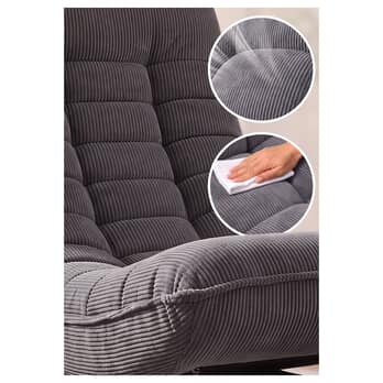 Relaxační křeslo SWIVEL 2 šedá 2