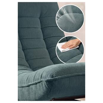 Relaxační křeslo SWIVEL 2 šedozelená 2