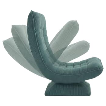 Relaxační křeslo SWIVEL 2 šedozelená 4