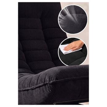 Relaxační křeslo SWIVEL 2 černá 2