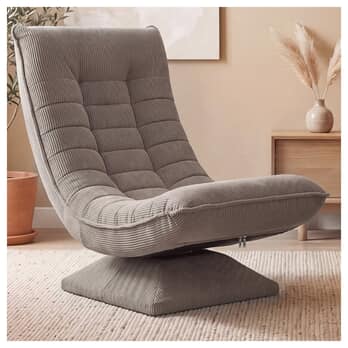 Relaxační křeslo SWIVEL 2 šedohnědá 1