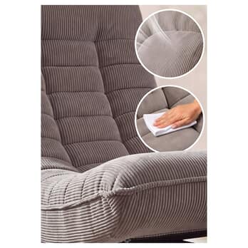 Relaxační křeslo SWIVEL 2 šedohnědá 2