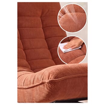 Relaxační křeslo SWIVEL 2 terakota 2