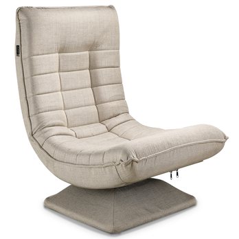Relaxační křeslo SWIVEL krémová 2