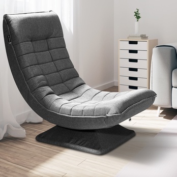 Relaxační křeslo SWIVEL šedá 1
