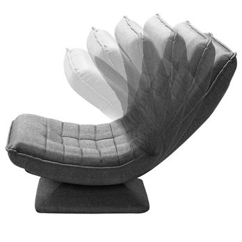 Relaxační křeslo SWIVEL šedá 4