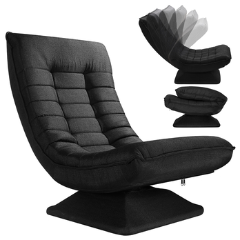 Relaxační křeslo SWIVEL černá 5
