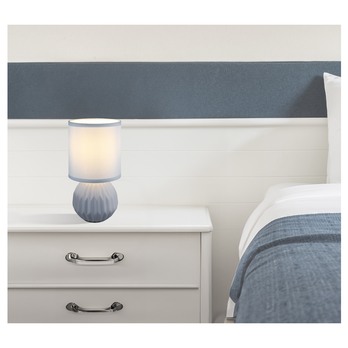 Stolní lampa SYLAS modrošedá 1