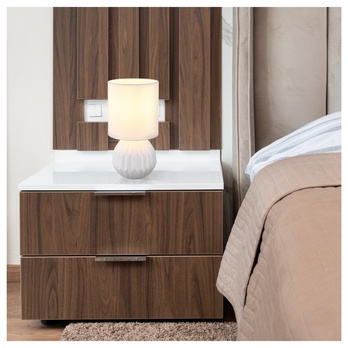 Stolní lampa SYLAS bílá 1
