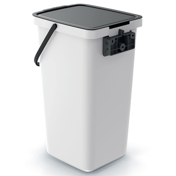 Odpadkový koš SYSTEMA Q COLLECT šedá/černá, 25 L 1