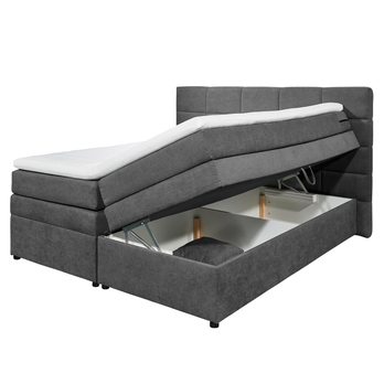 Postel boxspring TACOMA 3 antracitová, 180x200 cm 2