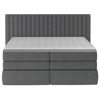 Postel boxspring TAIFA šedá, 180x200 cm 3