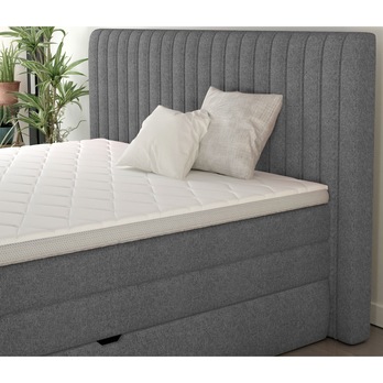 Postel boxspring TAIFA šedá, 180x200 cm 4