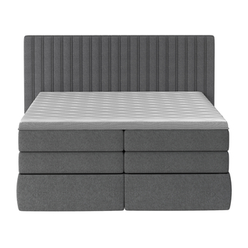 Postel boxspring TAIFA šedá, 140x200 cm 3