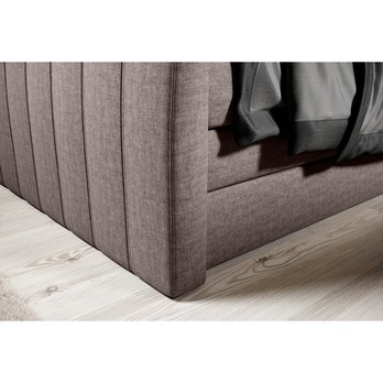 Postel boxspring TAJA šedohnědá, 180x200 cm 4