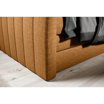 Postel boxspring TAJA oranžová, 180x200 cm 5