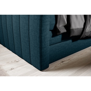 Postel boxspring TAJA modrá, 160x200 cm 4