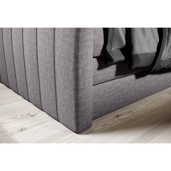 Postel boxspring TAJA šedá, 160x200 cm 5