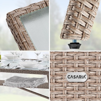 Zahradní stůl TAKEO 3 krémová 2