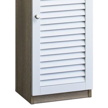 Koupelnová skříňka TALL dub sonoma/bílá 3