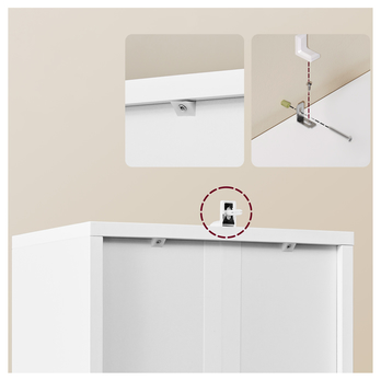 Knihovna TALL bílá 3