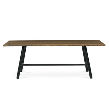 Jídelní stůl TALVI ořech/černá, šířka 220 cm 1