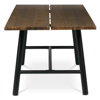 Jídelní stůl TALVI ořech/černá, šířka 220 cm 4