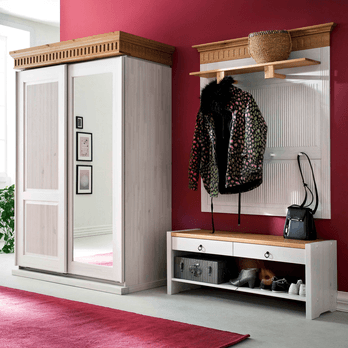 Široký předsíňový panel TAMPERE borovice 1