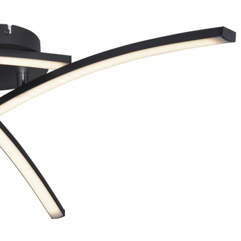 Stropní LED svítidlo TANSY 2 černá 2