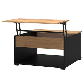 Konferenční stolek  TARANTO černá/dub artisan 2