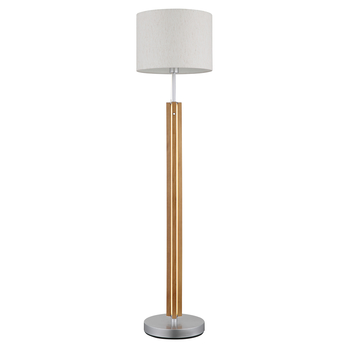 Stojací lampa TAUGUS bílá/přírodní 4